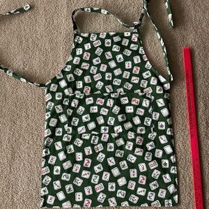 Green Mahjong Tile Apron